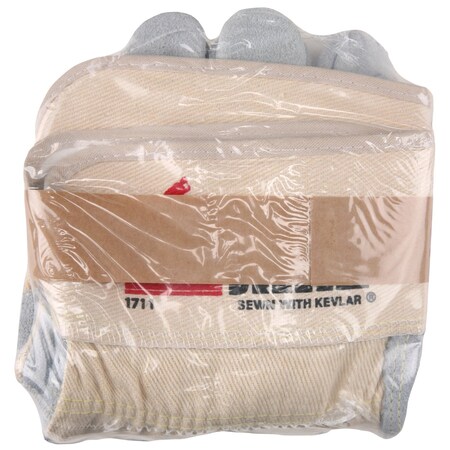 Mcr Safety Gloves, Big Jake Double Palm Safety Cuff W/Kev, XL, 36PK VP1711